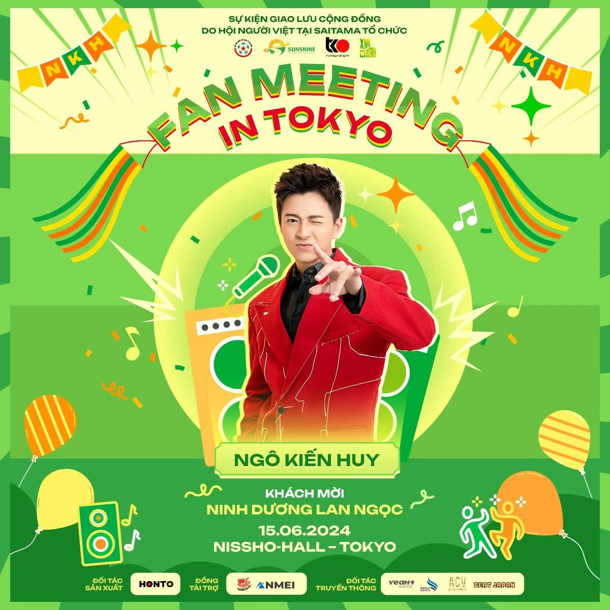 KV Fan Meeting in Tokyo với Ngô Kiến Huy và khách mời Ninh Dương Lan Ngọc